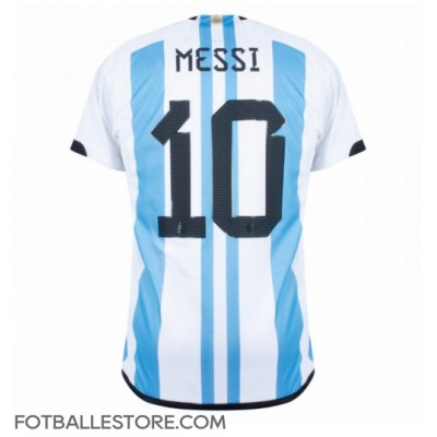 Argentina Lionel Messi #10 Hjemmedrakt VM 2022 Kortermet